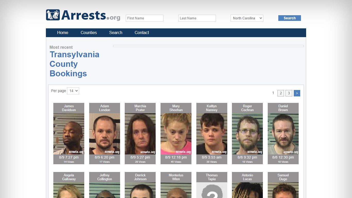 Transylvania County Arrests and Inmate Search