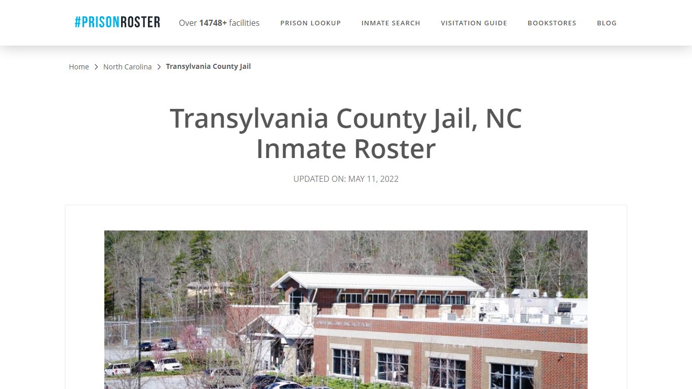 Transylvania County Jail, NC Inmate Roster