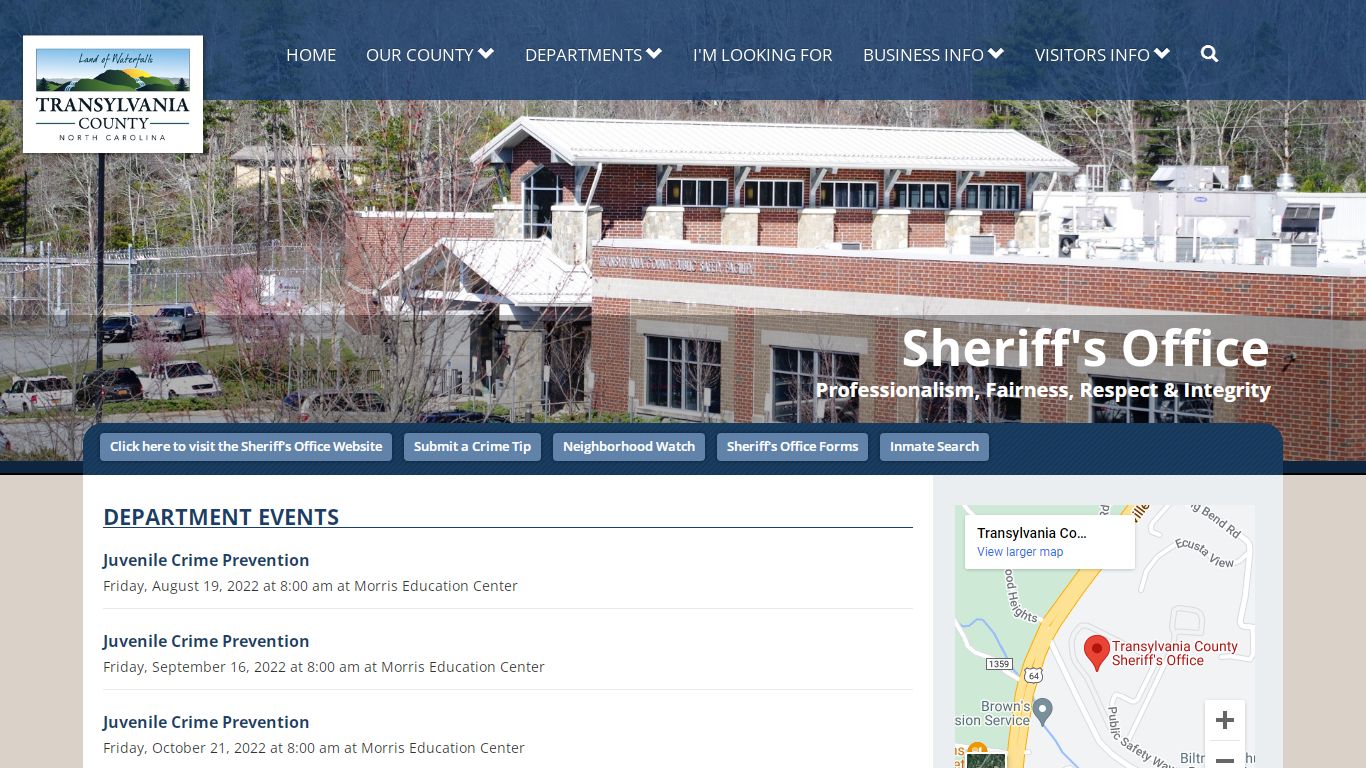 Sheriff's Office | Transylvania County