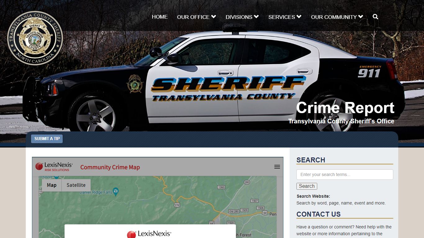 Crime Report | Transylvania County Sheriff's Office